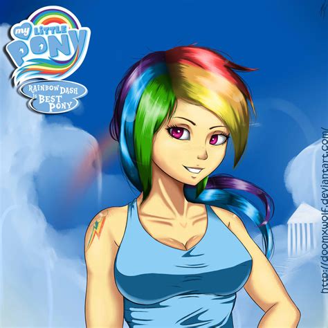 raonbow dash|rainbow dash as a human.